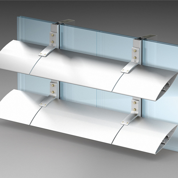 Система солнцезащитных ламелей для конструкций наружной солнцезащиты АЛЮТЕХ ALT SP50 Алюминиевые системы
