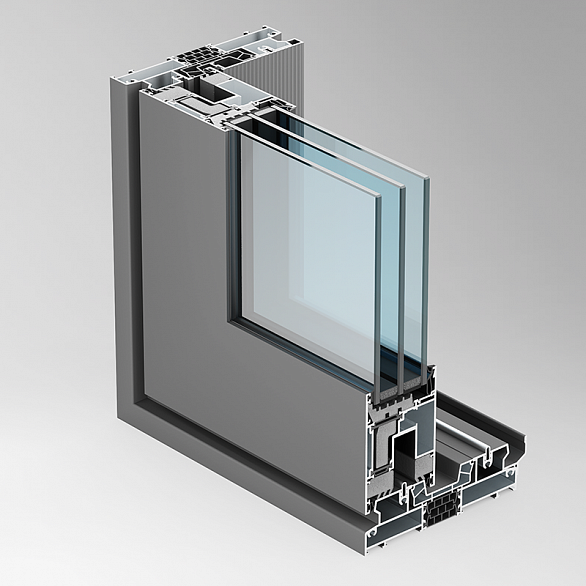 Система термоизолированных профилей для установки подъемно-раздвижных оконных и дверных конструкций АЛЮТЕХ ALT SL160 Алюминиевые системы